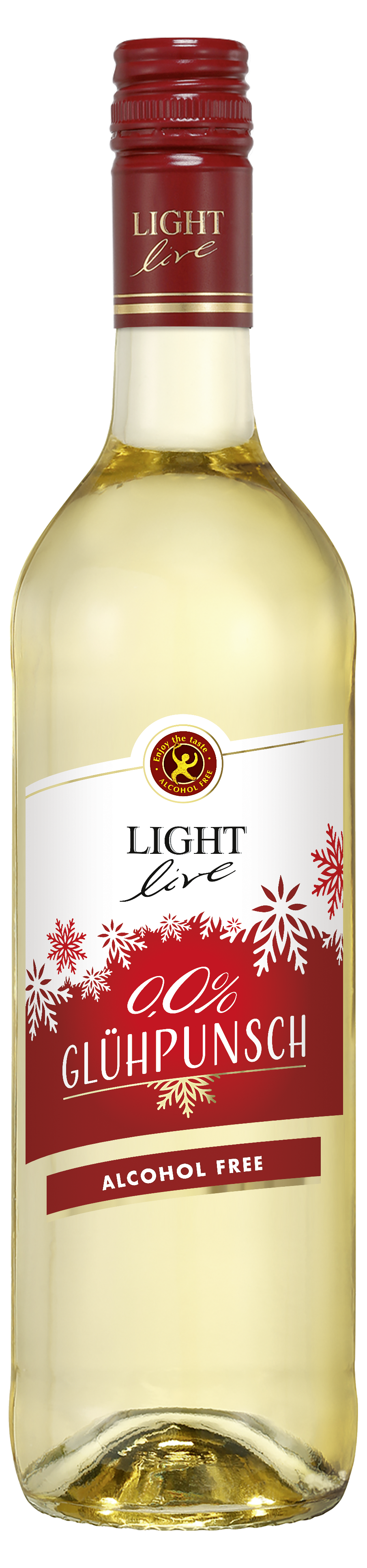 Foto: Abbildung zeigt das Produkt LIGHT live Glühpunsch WHITE 0,0%